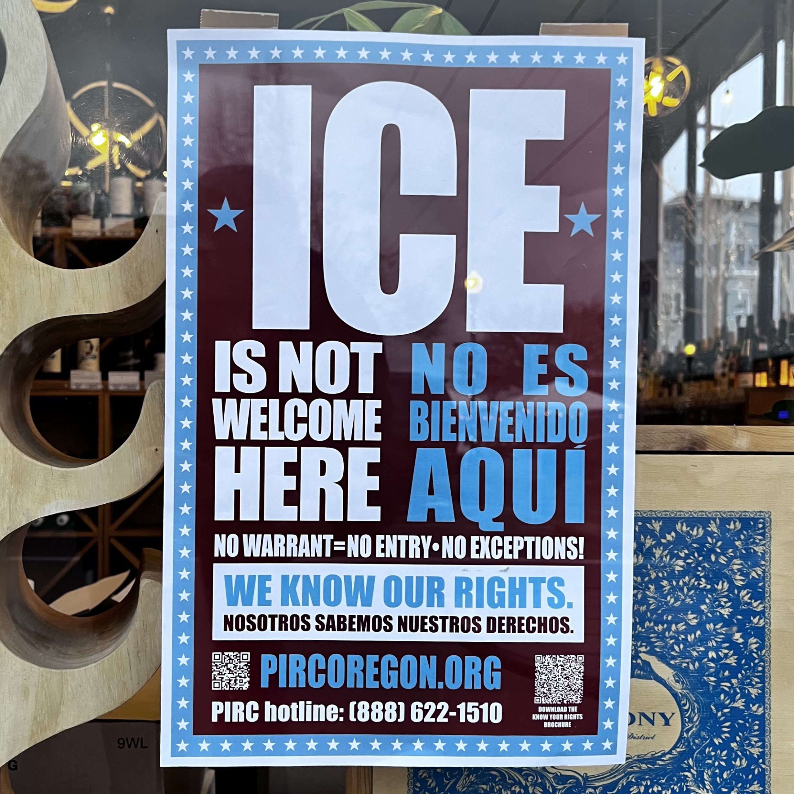 ICE is not welcome here.