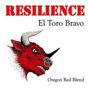 resilience el toro bravo red blend wine label