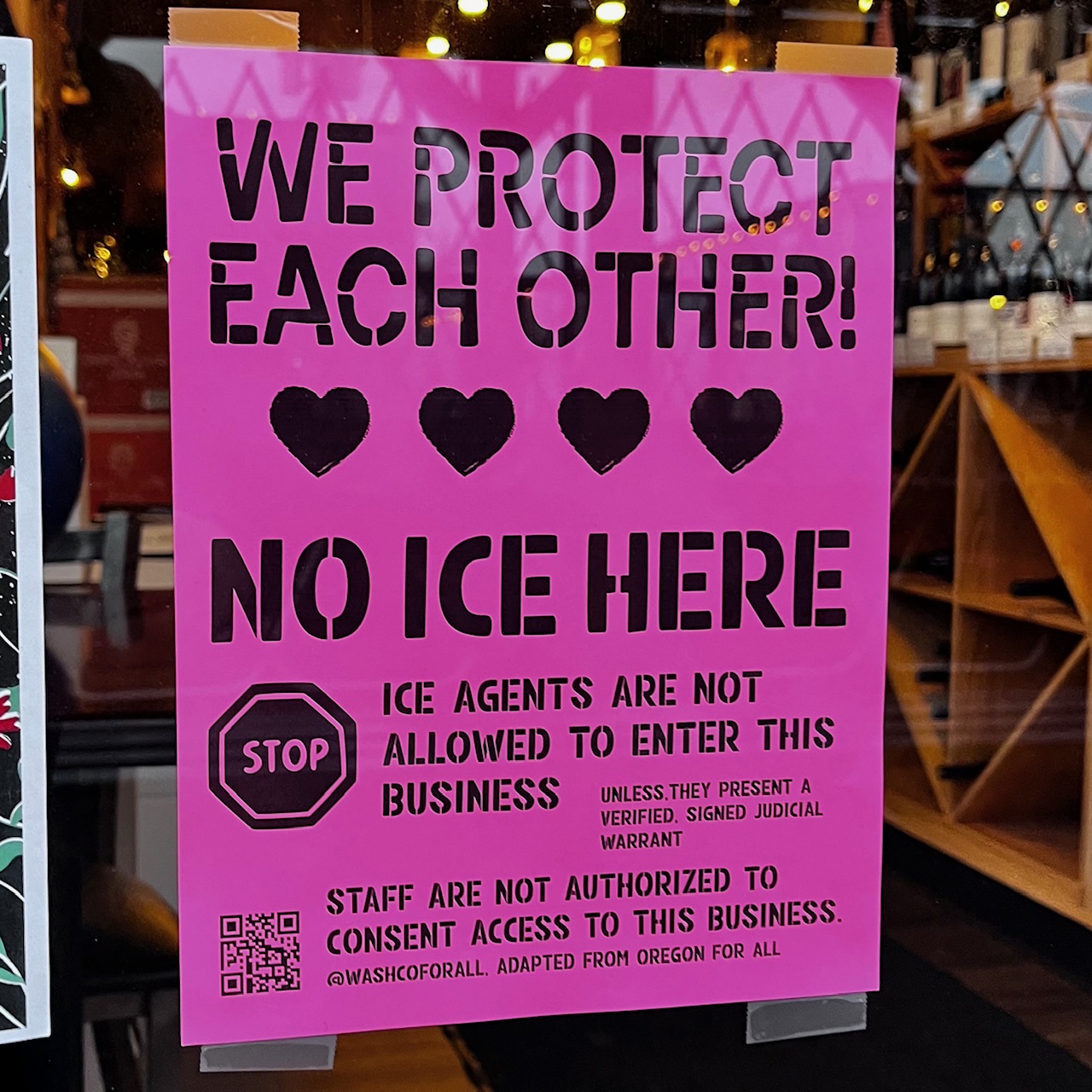 We protect each other!