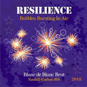 resilience bubbles bursting in air 2018 blanc de blanc brut